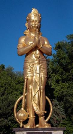 Lord Hanuman Statue Vishnu Mandir