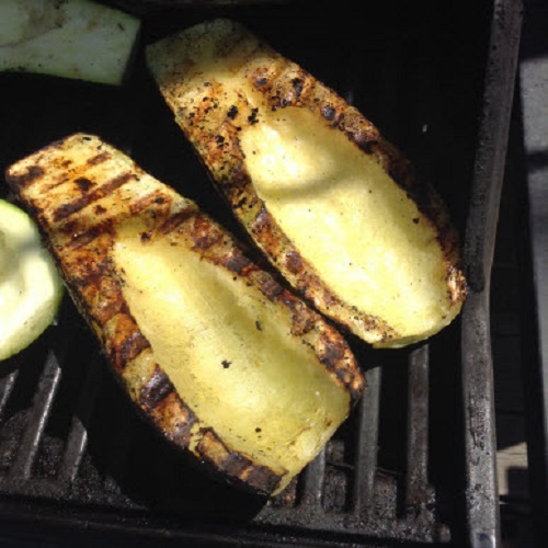 BBQd Zucchini