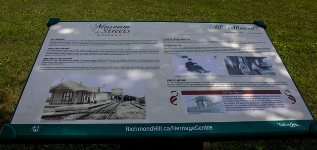 Unity Park - interpretive sign