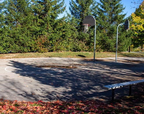 Russell Farm Park - basketball skills courts