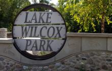 Lake Wilcox Park Sign